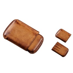 Πουροθήκη για 4 Cigarillos Leather Cognac Ring 28 812009